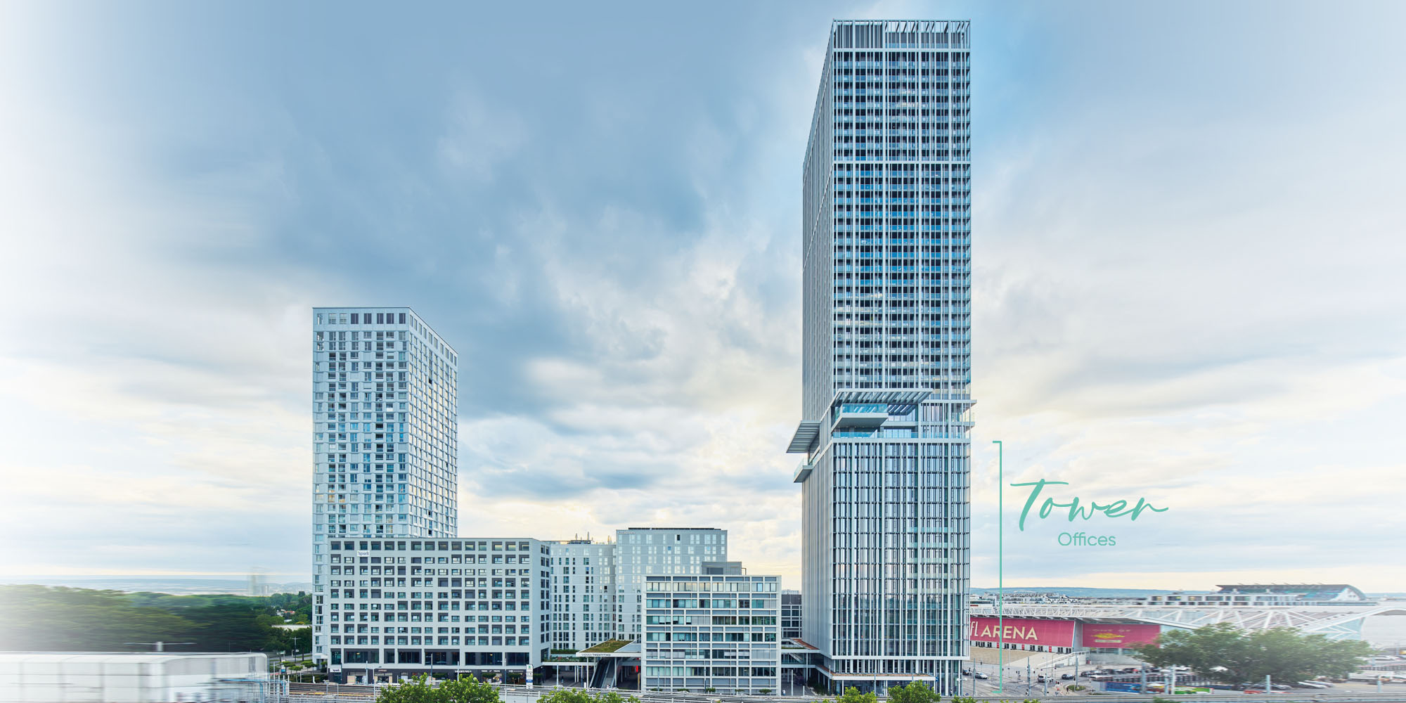 VIENNA TWENTYTWO Tower Offices | © Lukas Schaller